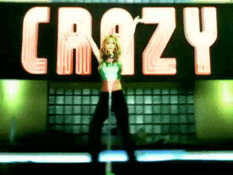 Crazy Britney Spears Music Video GIF