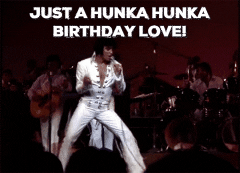 Crazy Dance Moves Elvis Presley Happy Birthday GIF