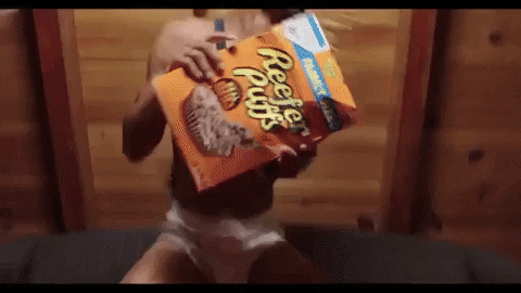 Crazy Dance Reefer Puffs Spilling GIF