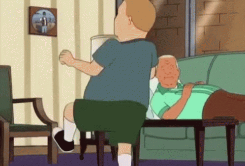 Crazy Dancing Bobby Hill GIF