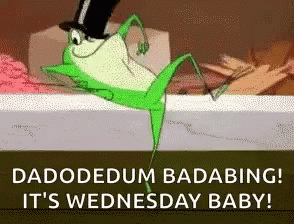 Crazy Dancing Frog Wacky Wednesday GIF