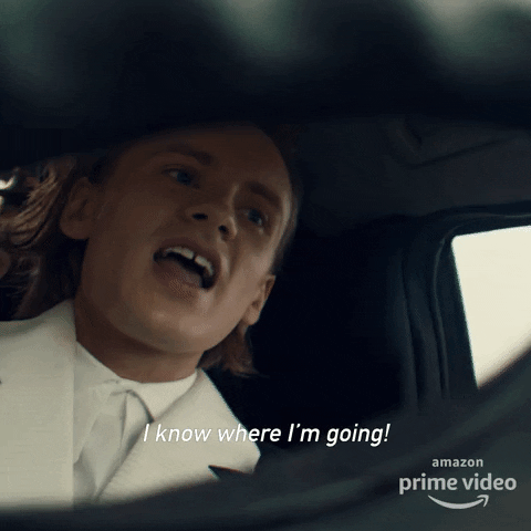 Crazy Driver From American Gods Series GIF