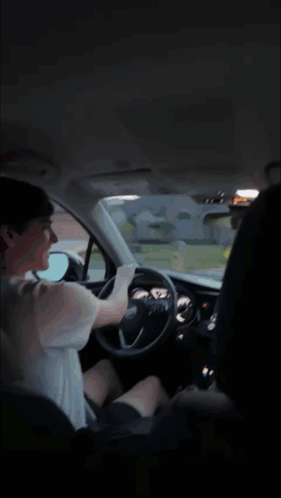 Crazy Driver Moving Car In Circles GIF