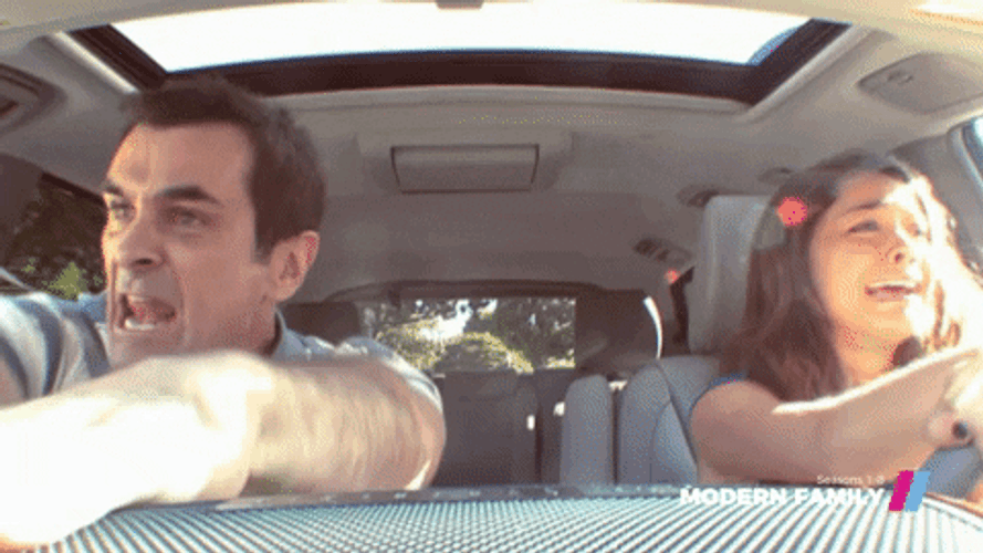 Crazy Driver GIF