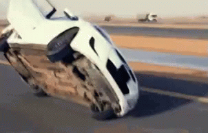 Crazy Driving Drifting Hard GIF