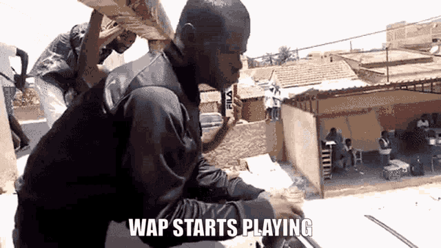 Crazy Guy Wap Dance GIF