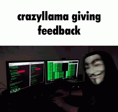 Crazy Hacker Giving Feedback GIF