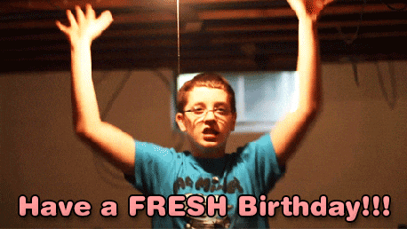 Crazy Happy Fresh Birthday Raise The Roof GIF