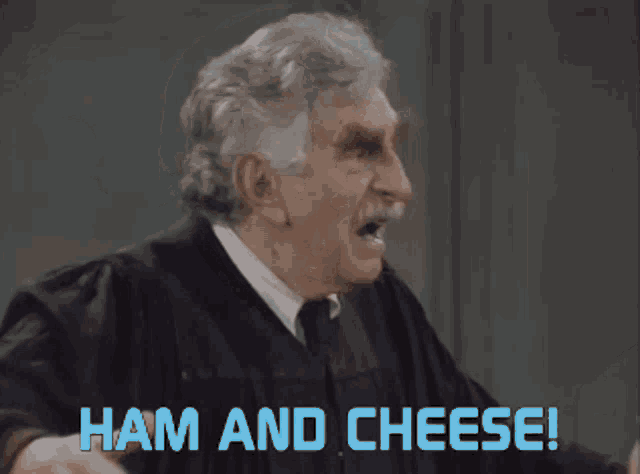 Crazy Judge Ham And Cheese GIF