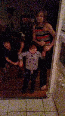 Crazy Kids Busting Goofy Moves GIF