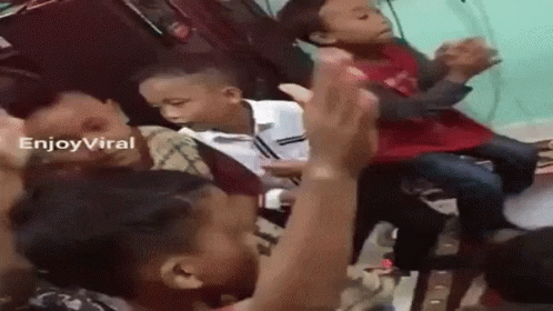 Crazy Kids Moving In Silly Ways GIF