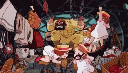 Crazy Kids Porco Rosso Anime GIF