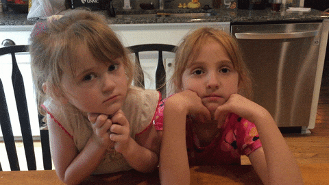 Crazy Kids Sitting In Table GIF
