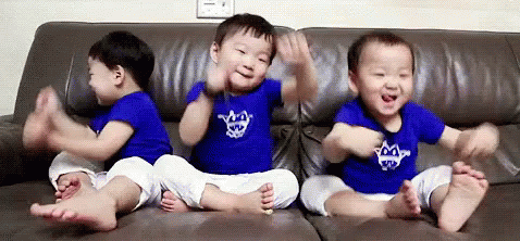 Crazy Kids The Return Of Superman Triplets GIF
