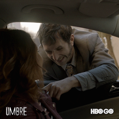 Crazy Laugh And Point Umbre Hbo Go GIF