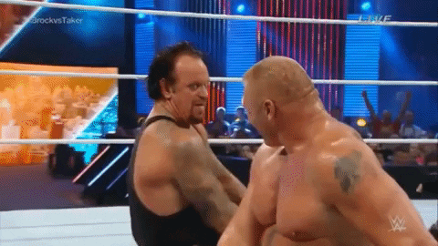 Crazy Laugh Brock Lesnar GIF