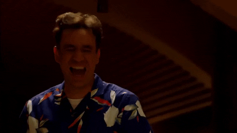 Crazy Laugh Fred Armisen GIF