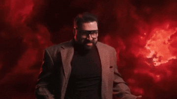 Crazy Laugh Josh Connolly Burning Flames GIF