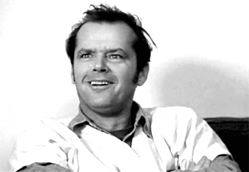 Crazy Laugh Vintage Jack Nicholson GIF