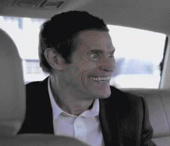 Crazy Laugh Willem Dafoe GIF