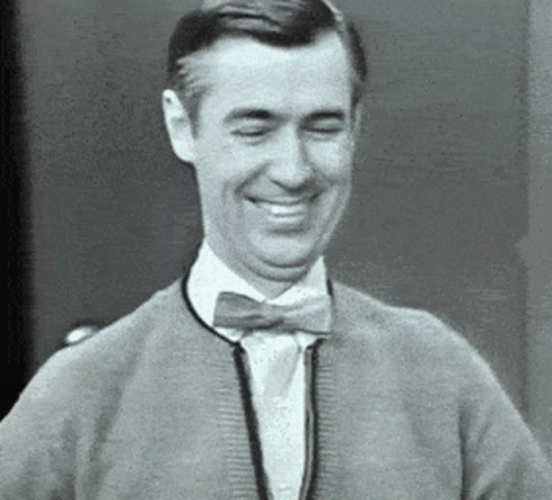 Crazy Old Mr Rogers GIF
