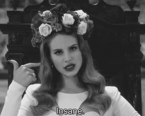 Crazy Person Lana Del Rey GIF