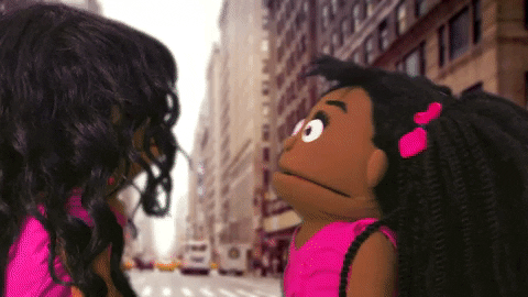 Crazy Puppets Girl Fight Meme GIF
