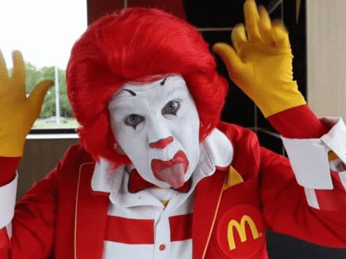 Crazy Tongue Ronald Mcdonald GIF