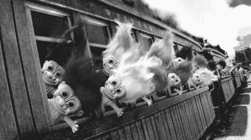Crazy Train Dolls GIF