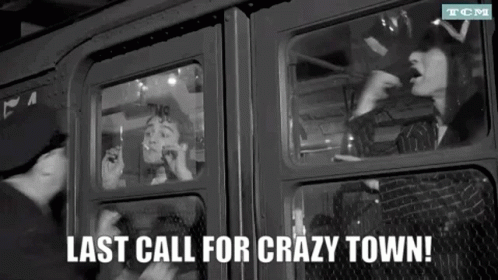 Crazy Train Last Call For Crazy Town GIF
