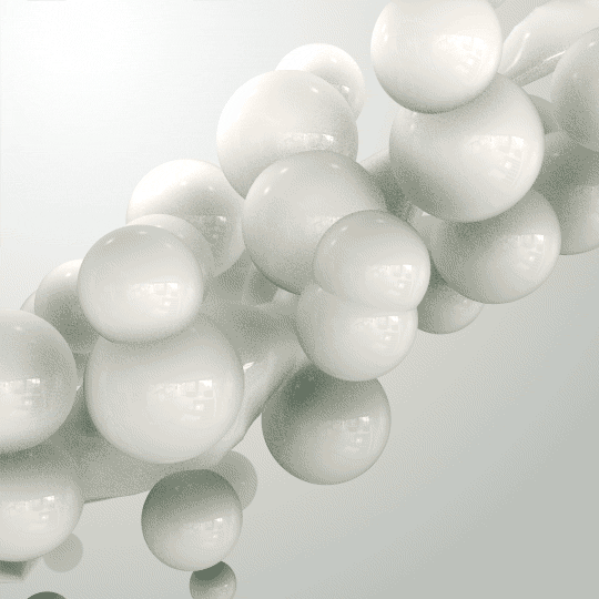 Cream Flowing 3d Abstract GIF