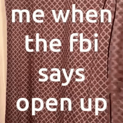 Creative Art When Fbi Open Up Meme GIF