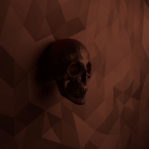 Creative Moving Skull Art GIF