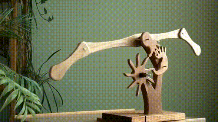 Creative Wood Work Of Art GIF
