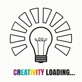 Creativity Loading Bar GIF