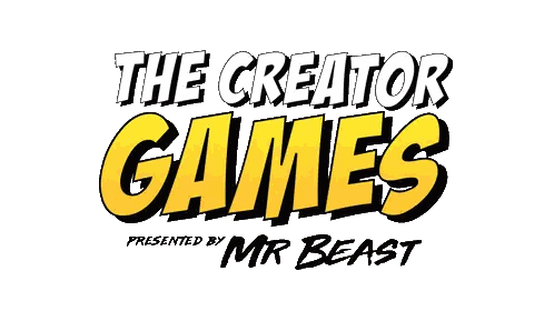 Creator Games Logo Presented by Mr. Beast