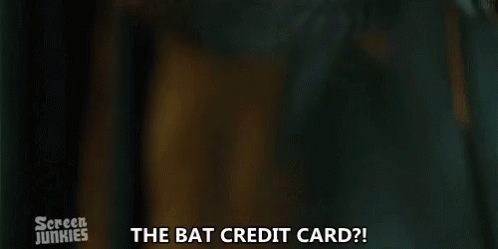 The Bat Credit Card Screen Junkies GIF