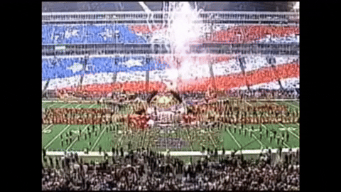 Creed Halftime Show Fireworks Finale GIF
