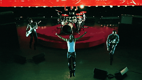 Creed Stage Flying Music Video GIF