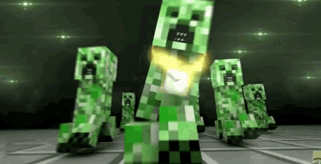 Creeper Gang Walking GIF
