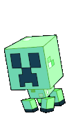 Creeper Minecraft Sticker GIF