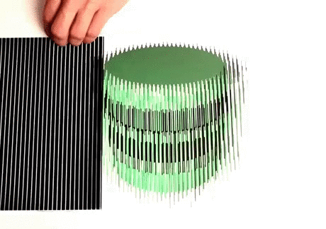 Creeper Optical Illusion GIF