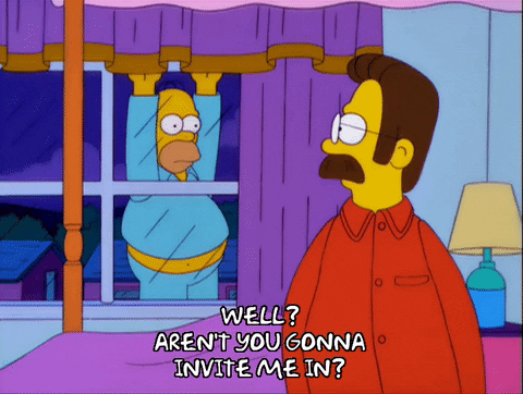 Creepin Homer Simpson GIF