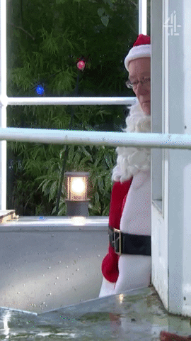 Creepin In A Santa Claus Costume GIF