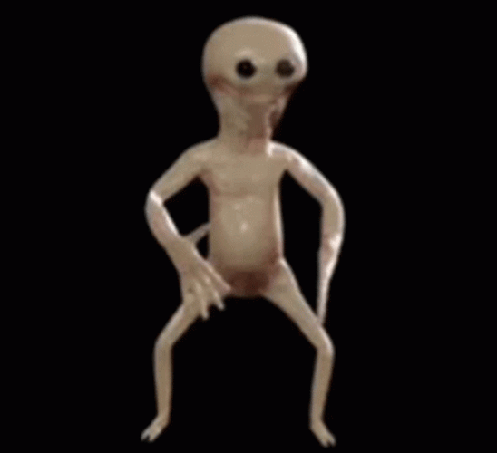 Creepy Alien Dancing Fingers Wide Open GIF