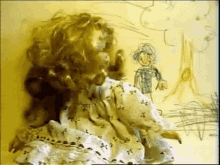 Creepy Doll Spinning Head GIF