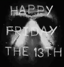 Creepy Faceless Head On Friday 13th GIF