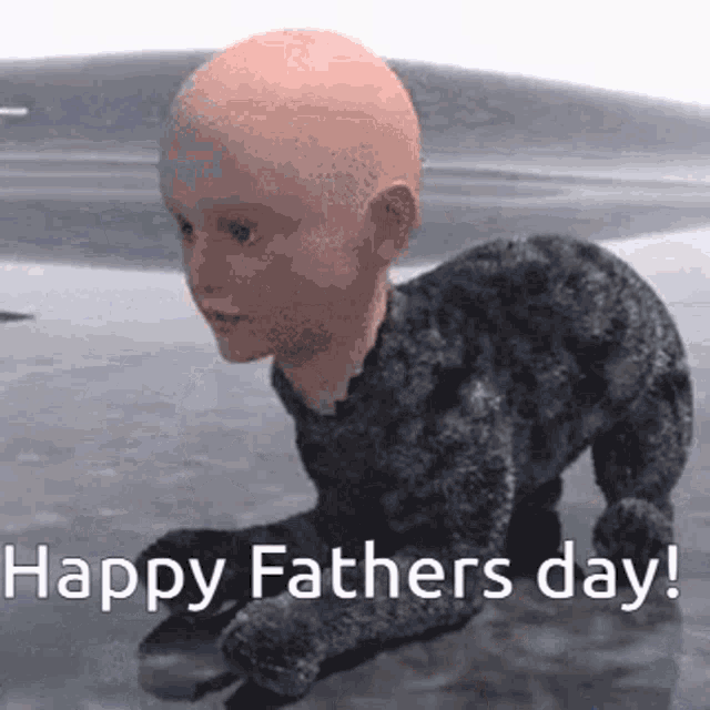 Creepy Fathers Day Kiss GIF