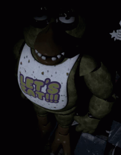 Creepy Five Nights At Freddy's Let's Eat GIF