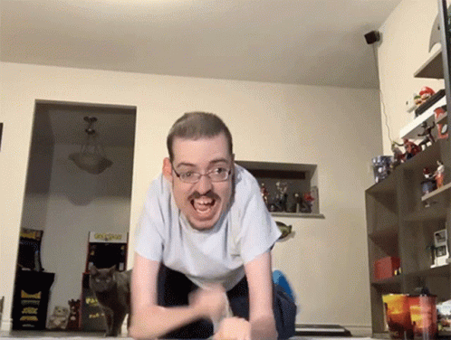 Creepy Guy Crawling GIF